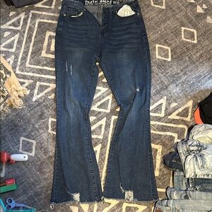 Pastel jeans 13/31 Distressed Blue Jeans